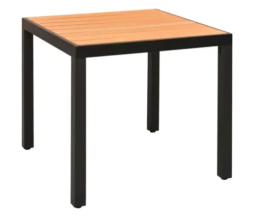 5-Daļīgs Dārza Mēbeļu Komplekts, Melns Un Brūns Vidaxl