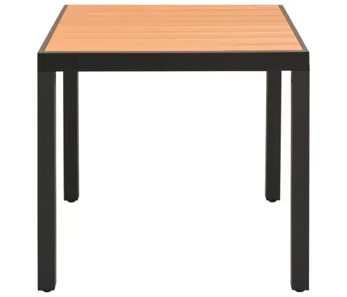 5-Daļīgs Dārza Mēbeļu Komplekts, Melns Un Brūns Vidaxl