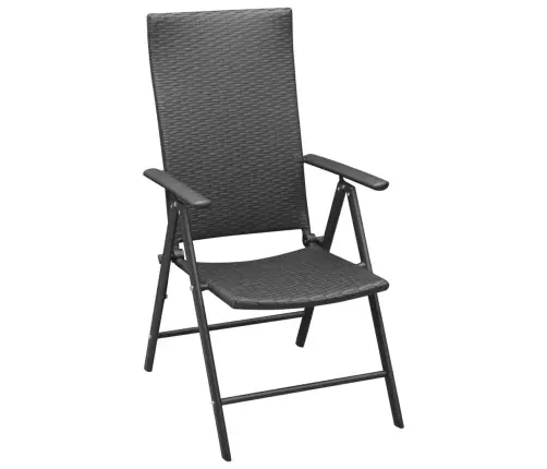 Sodo Valgomojo Baldų Komplektas, 9 Dalių, Juodas Ir Rudas