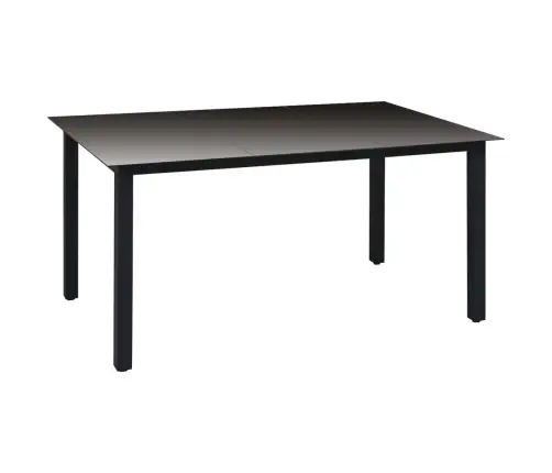 5-Daļīgs Dārza Mēbeļu Komplekts, Melns Ar Brūnu Vidaxl