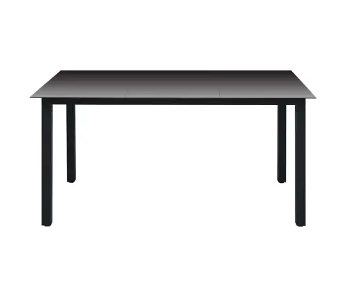 7-Daļīgs Dārza Mēbeļu Komplekts, Melns Ar Brūnu Vidaxl