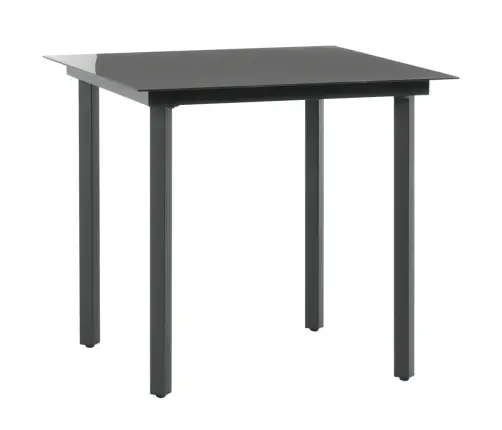 3-Daļīgs Dārza Mēbeļu Komplekts, Pvc Rotangpalma, Melns Vidaxl