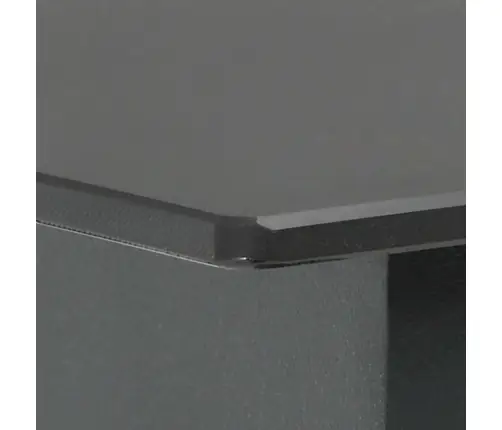 5-Osaline Aiamööblikomplekt, Pvc-Rotang, Must