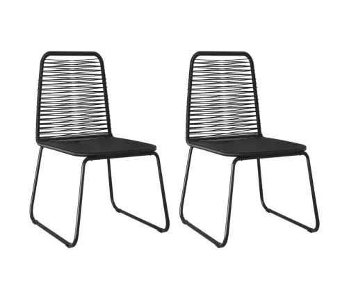 Sodo Valgomojo Komplektas, 3 Dalių, Juodas, Pvc Ratanas