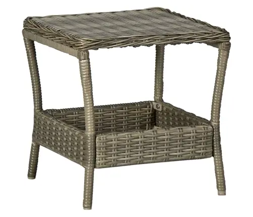 Sodo Komplektas Su Pagalvėlėmis, 3 Dalių, Rudas, Poliratanas