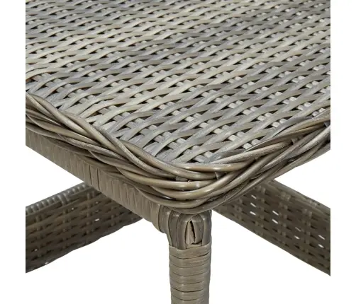 Sodo Komplektas Su Pagalvėlėmis, 3 Dalių, Rudas, Poliratanas