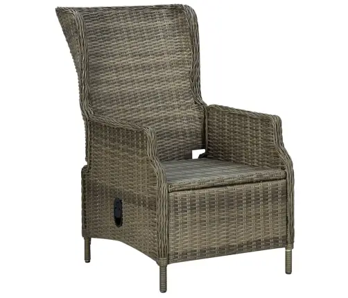 Sodo Komplektas Su Pagalvėlėmis, 3 Dalių, Rudas, Poliratanas