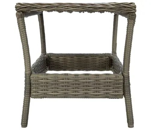 Sodo Komplektas Su Pagalvėlėmis, 2 Dalių, Rudas, Poliratanas