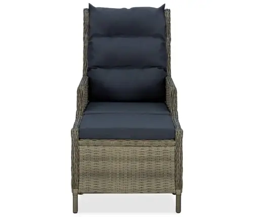 3-Daļīgs Dārza Atpūtas Mēbeļu Komplekts, Brūna Pe Rotangpalma Vidaxl