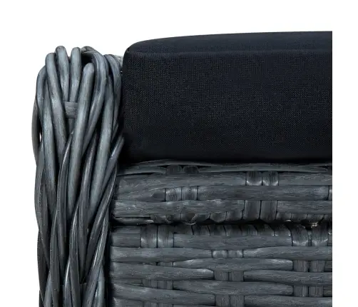 Lauko Komplektas Su Pagalvėmis, 9 Dalių, Pilkas, Poliratanas