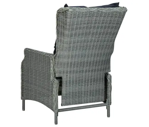 Lauko Komplektas Su Pagalvėmis, 9 Dalių, Pilkas, Poliratanas