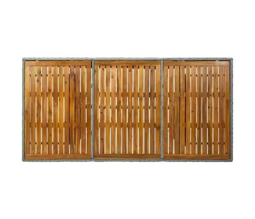 Lauko Komplektas Su Pagalvėmis, 9 Dalių, Pilkas, Poliratanas