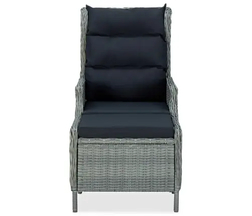 Lauko Komplektas Su Pagalvėmis, 9 Dalių, Pilkas, Poliratanas