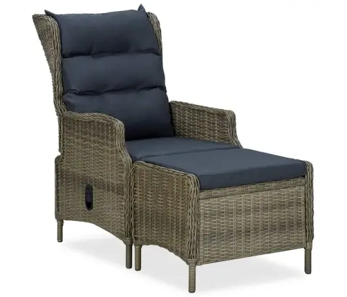 Lauko Komplektas Su Pagalvėmis, 9 Dalių, Rudas, Poliratanas