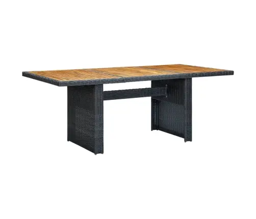 9-Osaline Aiamööblikomplekt Patjadega, Polürotang, Tumehall