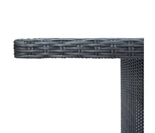 Lauko Komplektas Su Pagalvėmis, 9 Dalių, Pilkas, Poliratanas