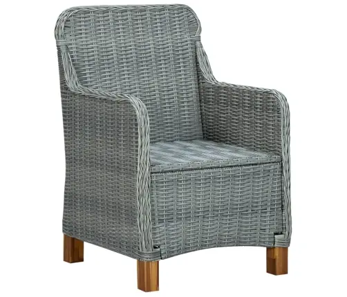 7-Daļīgs Dārza Mēbeļu Komplekts Ar Matračiem, Pe Rotangpalma Vidaxl