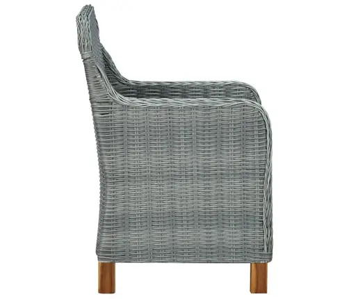 7-Daļīgs Dārza Mēbeļu Komplekts Ar Matračiem, Pe Rotangpalma Vidaxl