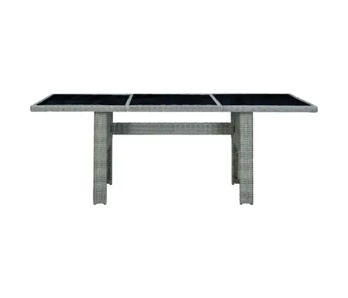 Lauko Komplektas Su Pagalvėmis, 7 Dalių, Pilkas, Poliratanas