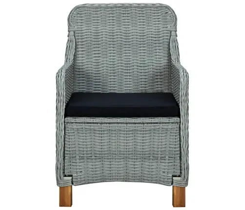 9-Daļīgs Dārza Mēbeļu Komplekts Ar Matračiem, Pe Rotangpalma Vidaxl