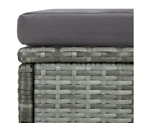 6-Daļīgs Dārza Mēbeļu Komplekts, Matrači, Pe Rotangpalma Vidaxl