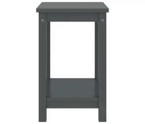Naktinė Spintelė, Tamsiai Pilka, 35X30X47cm Pušies Masyvas