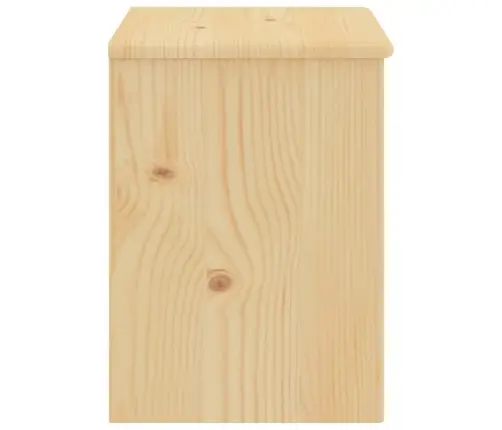 Naktsskapītis, Dabīgā Krāsā, 35X30X40 Cm, Priedes Masīvkoks Vidaxl