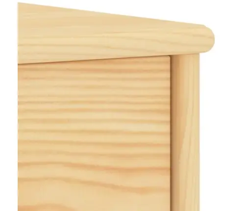 Naktsskapītis, Dabīgā Krāsā, 35X30X40 Cm, Priedes Masīvkoks Vidaxl