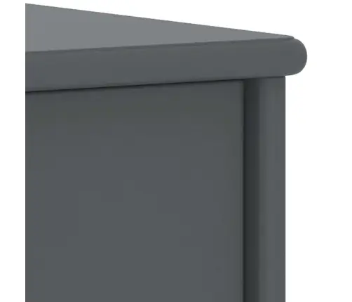 Naktsskapītis, Tumši Pelēks, 35X30X40 Cm, Priedes Masīvkoks Vidaxl Naktsskapītis, Tumši Pelēks, 35X30X40 Cm, Priedes Masīvkoks Vidaxl