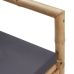 Dārza Sols Ar Spilveniem, 115 Cm, Bambuss Vidaxl