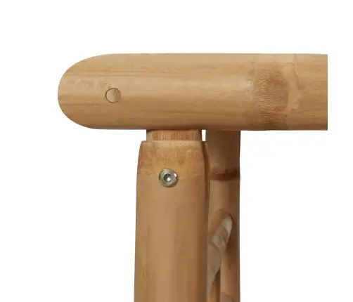 4-Osaline Aiamööbli Komplekt Patjadega, Bambus