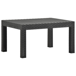 Sodo Stalas, Antracito Spalvos, 58X58X41cm Pp Ratanas