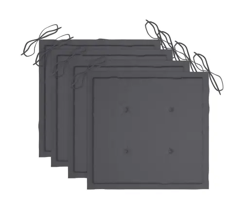 Dārza Krēsli Ar Matračiem, 3 Gab., Akācijas Masīvkoks Vidaxl