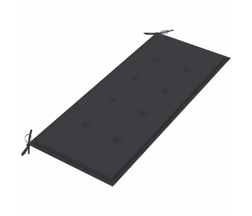 Divvietīgs Dārza Sols Ar Matraci, 120 Cm, Eikalipta Masīvkoks Vidaxl