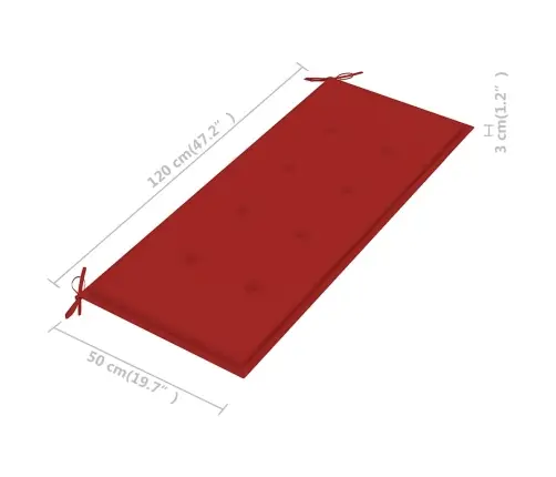 Dvivietis Sodo Suoliukas Su Pagalvėle, 120cm Eukalipto Masyvas