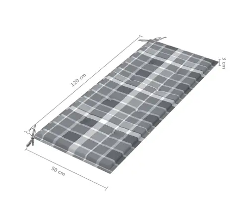 Dvivietis Sodo Suoliukas Su Pagalvėle, 120cm Eukalipto Masyvas
