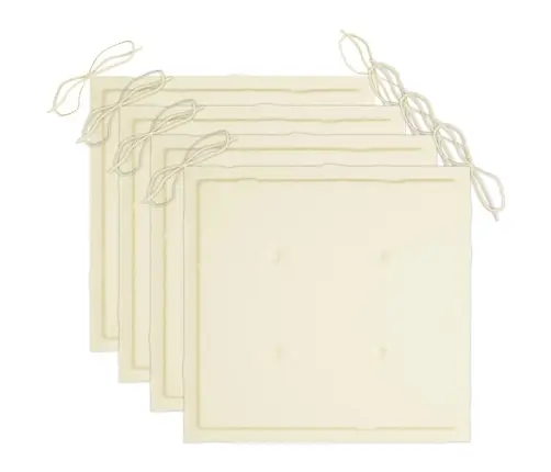 Dārza Krēsli Ar Matračiem, 4 Gab., Akācijas Masīvkoks, Pelēki Vidaxl