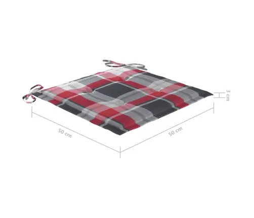 Dārza Krēsli Ar Matračiem, 4 Gab., Akācijas Masīvkoks, Pelēki Vidaxl