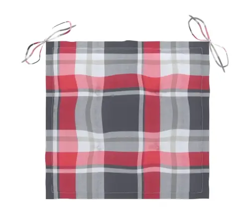 Dārza Krēsli Ar Matračiem, 4 Gab., Akācijas Masīvkoks, Pelēki Vidaxl