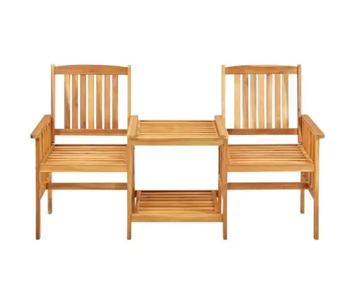 Dārza Krēsli Ar Matračiem Un Galdiņu, Akācijas Masīvkoks Vidaxl