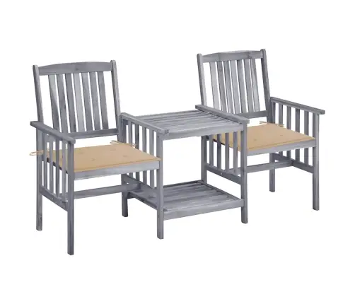 Dārza Krēsli Ar Matračiem Un Galdiņu, Akācijas Masīvkoks Vidaxl