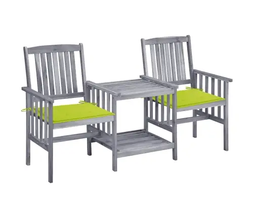 Aiatoolid Teelauaga, Istmepatjadega, Akaatsiapuit