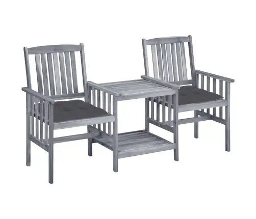 Aiatoolid Teelauaga, Istmepatjadega, Akaatsiapuit