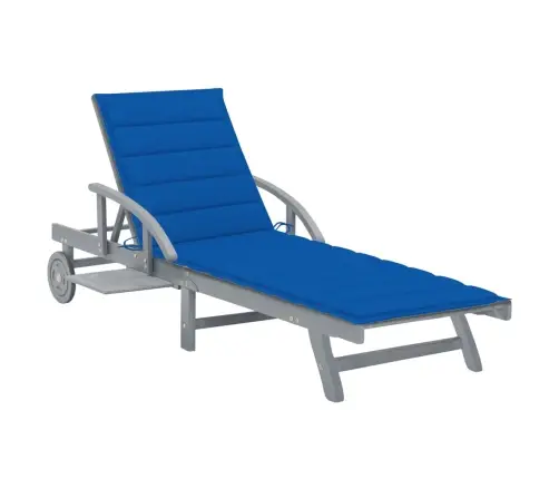 Päevitustool Istmepadjaga, Akaatsiapuit