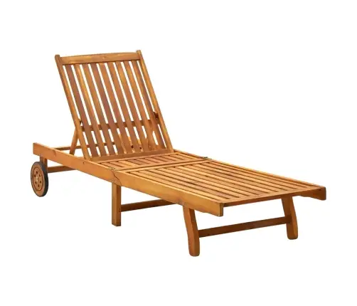 Päevitustool Istmepadjaga, Akaatsiapuit