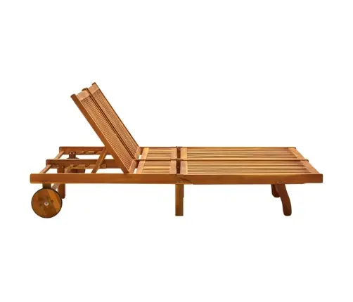 Divvietīgs Sauļošanās Zvilnis Ar Matračiem, Akācijas Masīvkoks Vidaxl Divvietīgs Sauļošanās Zvilnis Ar Matračiem, Akācijas Masīvkoks Vidaxl
