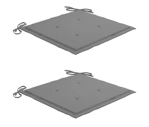 Dārza Krēsli Ar Matračiem, 2 Gab., Akācijas Masīvkoks, Tērauds Vidaxl