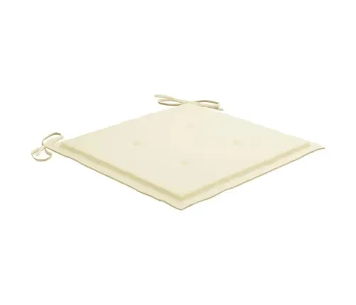 Dārza Krēsli Ar Matračiem, 2 Gab., Masīvs Tīkkoks, Tērauds Vidaxl