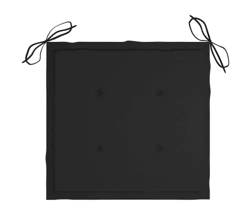 Dārza Krēsli Ar Matračiem, 2 Gab., Masīvs Tīkkoks, Tērauds Vidaxl