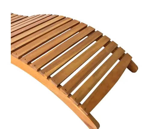 Dārza Sauļošanās Zvilnis Ar Matraci, Akācijas Masīvkoks Vidaxl